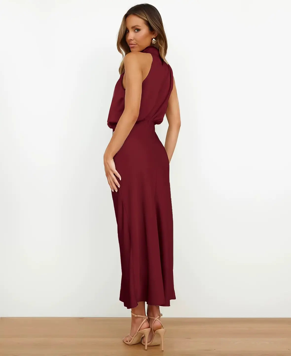 Nadine™ | Midi Dress | Apricot / S | Toronty Ottawa