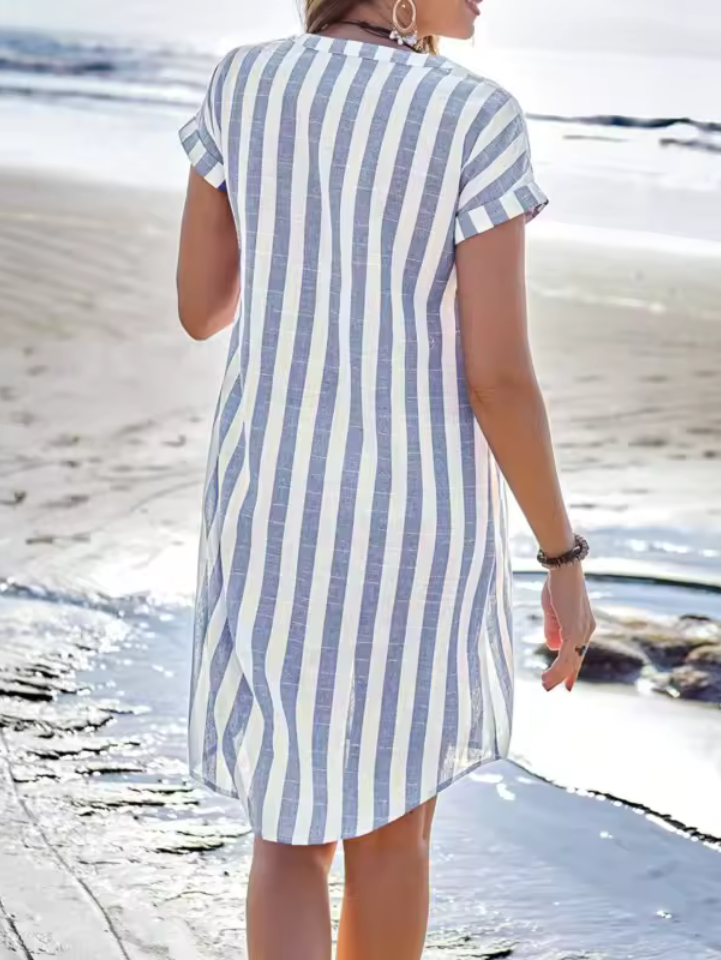 Marina™ | Stripe Shirt | Coastal Blue Stripe / S | Toronty Ottawa