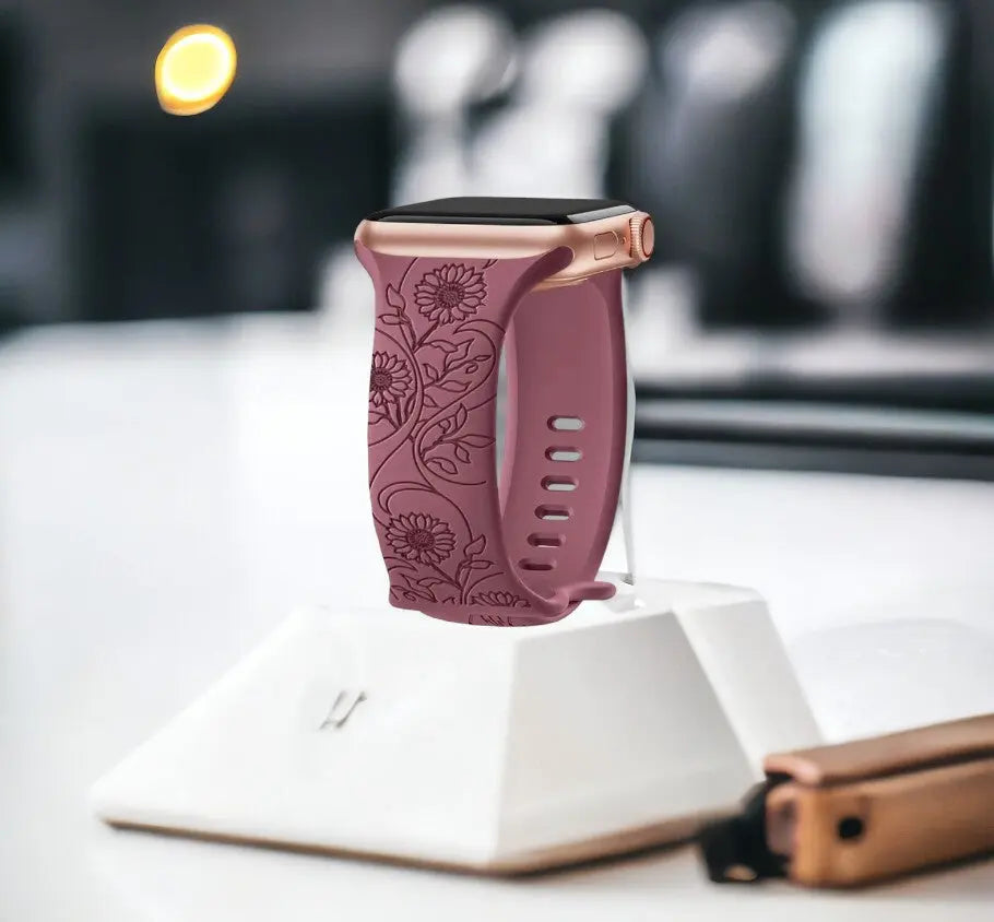 VioFlora™ | Violet Floral | 38/40/41 / Fits Every Wrist | Toronty Ottawa