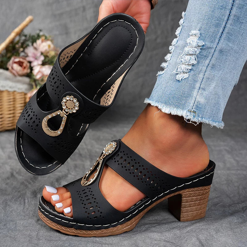 VivaraLift™ | Orthopedic Sandals | Black / 5 | Toronty Ottawa