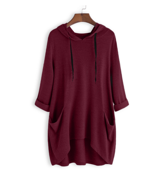 Nika™ | Oversized Hooded | Red / UK 10 (S) | Toronty Ottawa