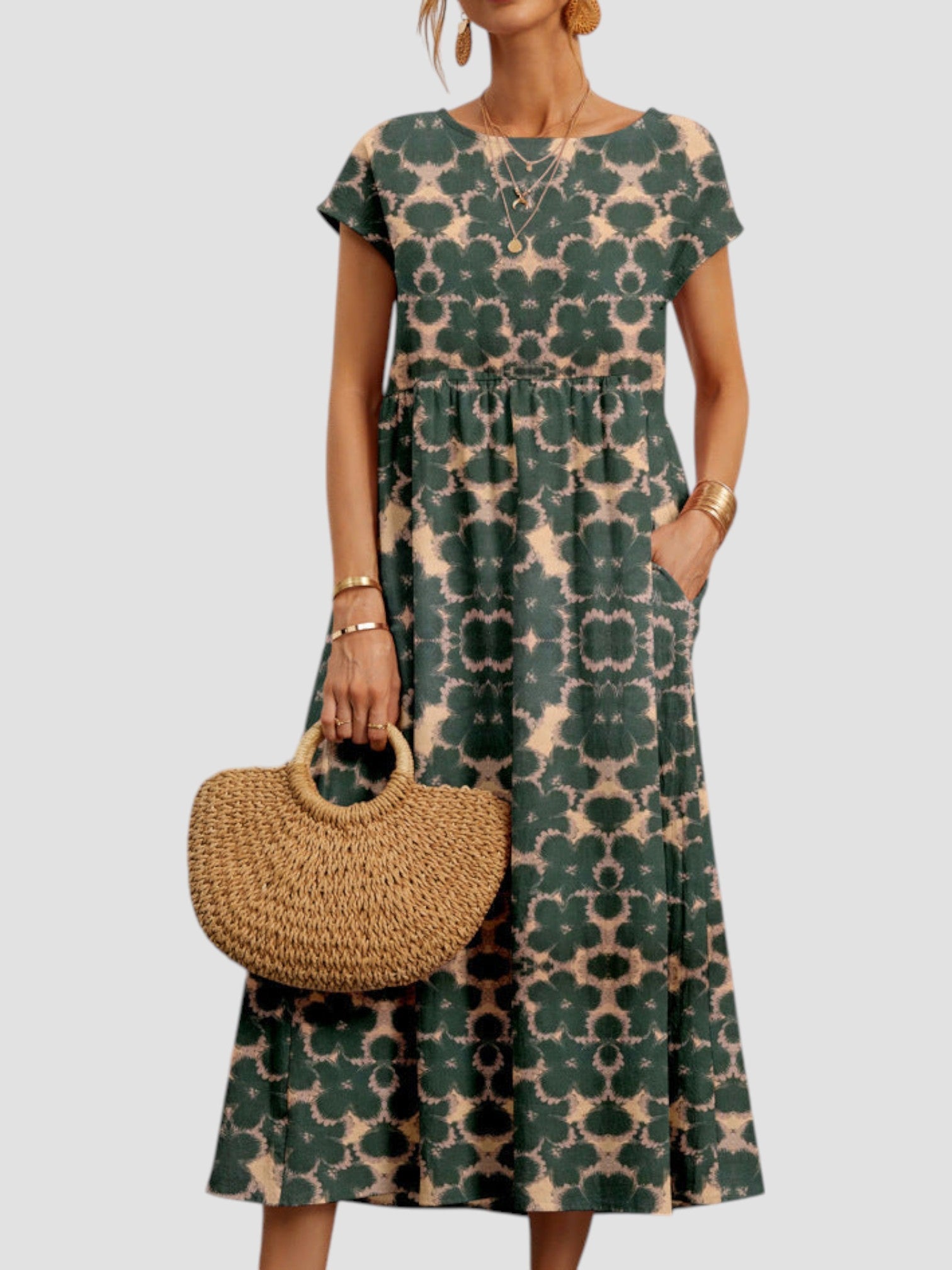 Rose™ | Summer Dress | Green / S | Toronty Ottawa