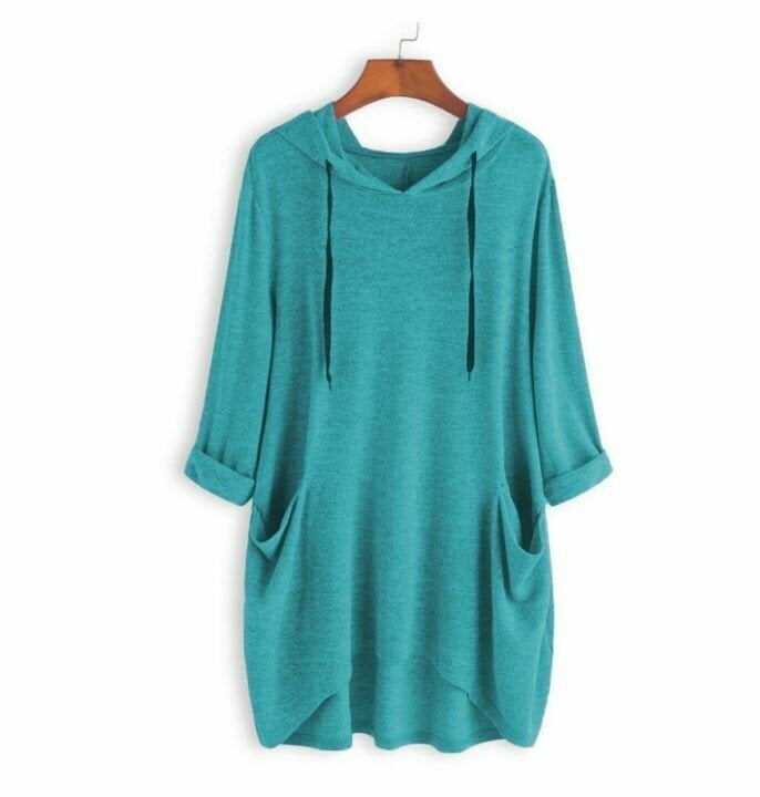 Nika™ | Oversized Hooded | Cyan / UK 10 (S) | Toronty Ottawa