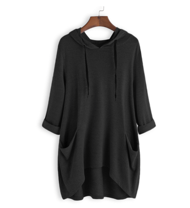 Nika™ | Oversized Hooded | Black / UK 10 (S) | Toronty Ottawa