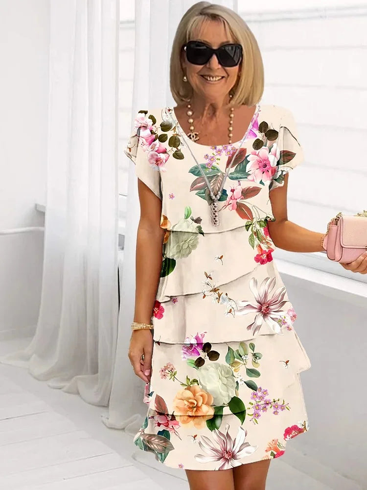 Elena™ | Casual Dress | Beige / S | Toronty Ottawa