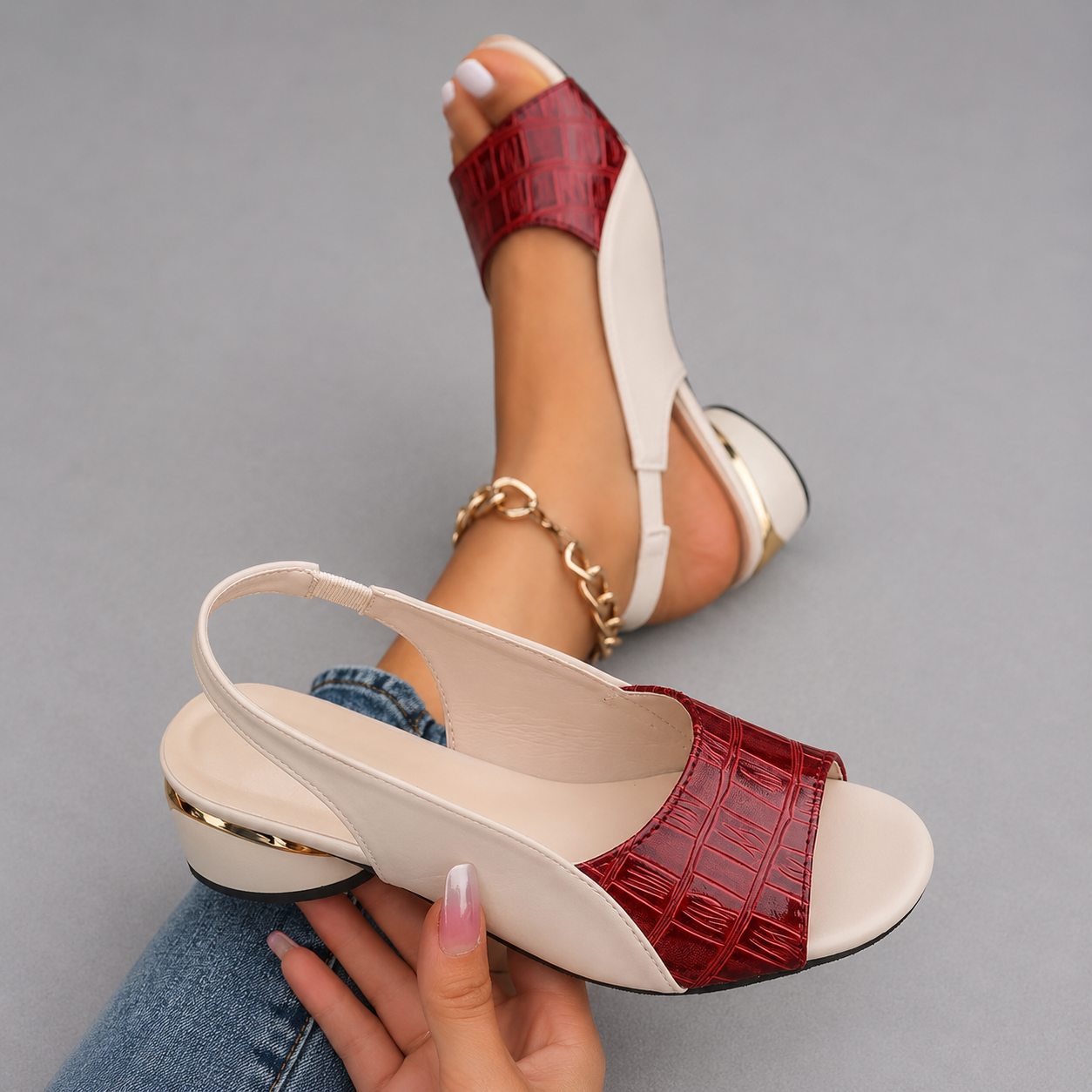 GloriaFlex Elegant Support Sandals
