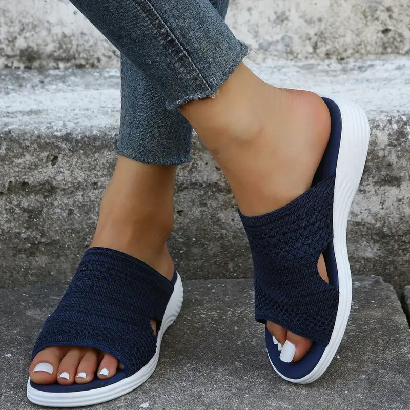 Bernadette Slip-On Slide Sandals