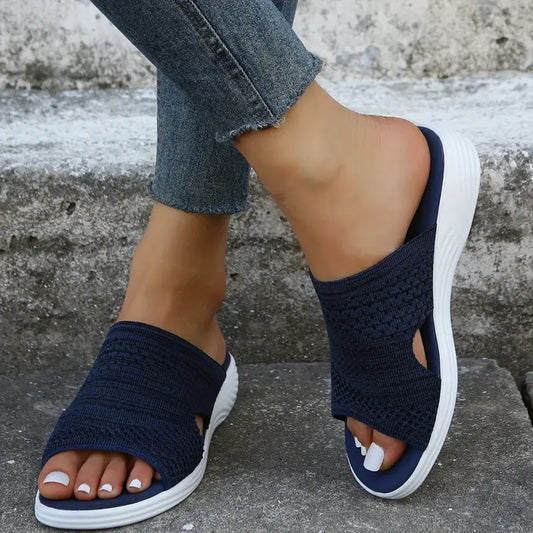 Bernadette Slip-On Slide Sandals