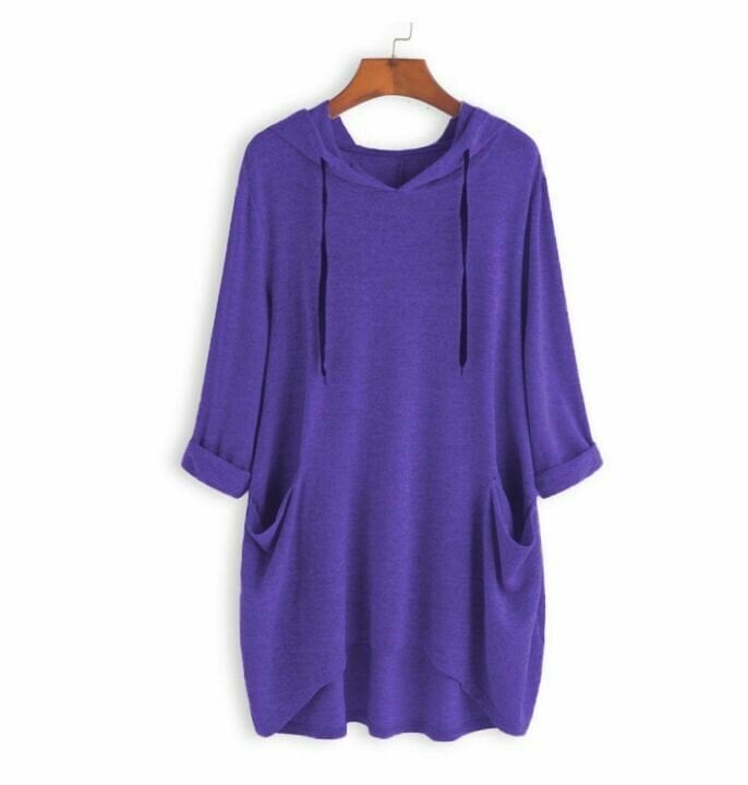 Nika™ | Oversized Hooded | Purple / UK 10 (S) | Toronty Ottawa