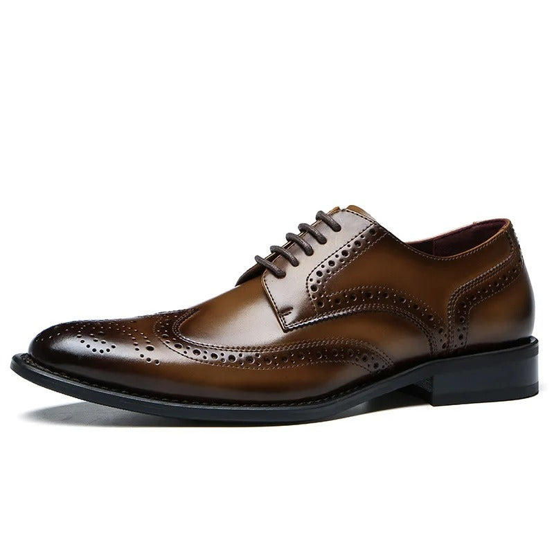 Belford™ Oxford Brogue™ | Classic Elegance | Brown / 6 | Toronty Ottawa