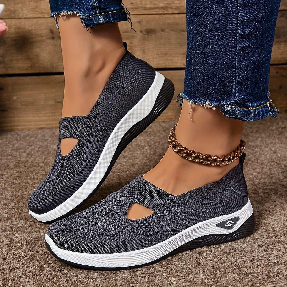 Ava – Extra-Space Support Shoes™ | Dark Grey / 4 | Toronty Ottawa
