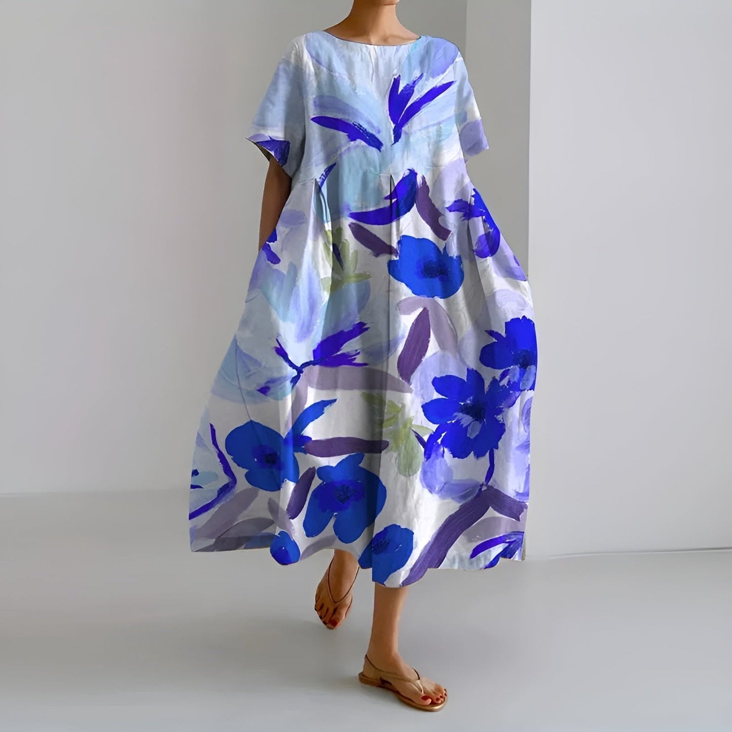 Ivy™ | Floral Dress | Blue / S | Toronty Ottawa
