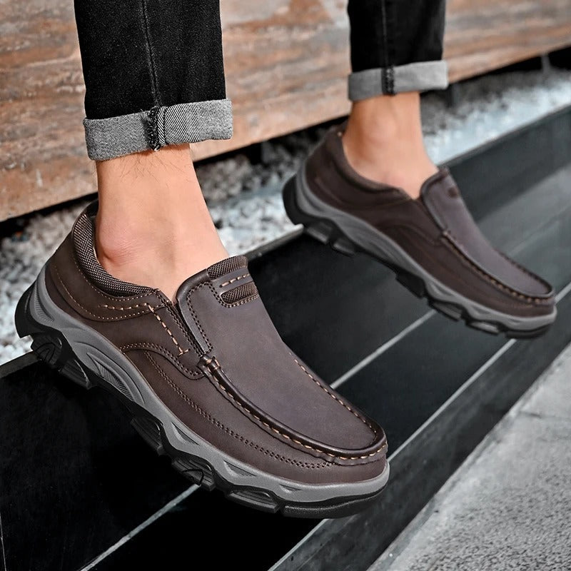 Maverick™ | Slip-On Loafers | Brown / 6 | Toronty Ottawa
