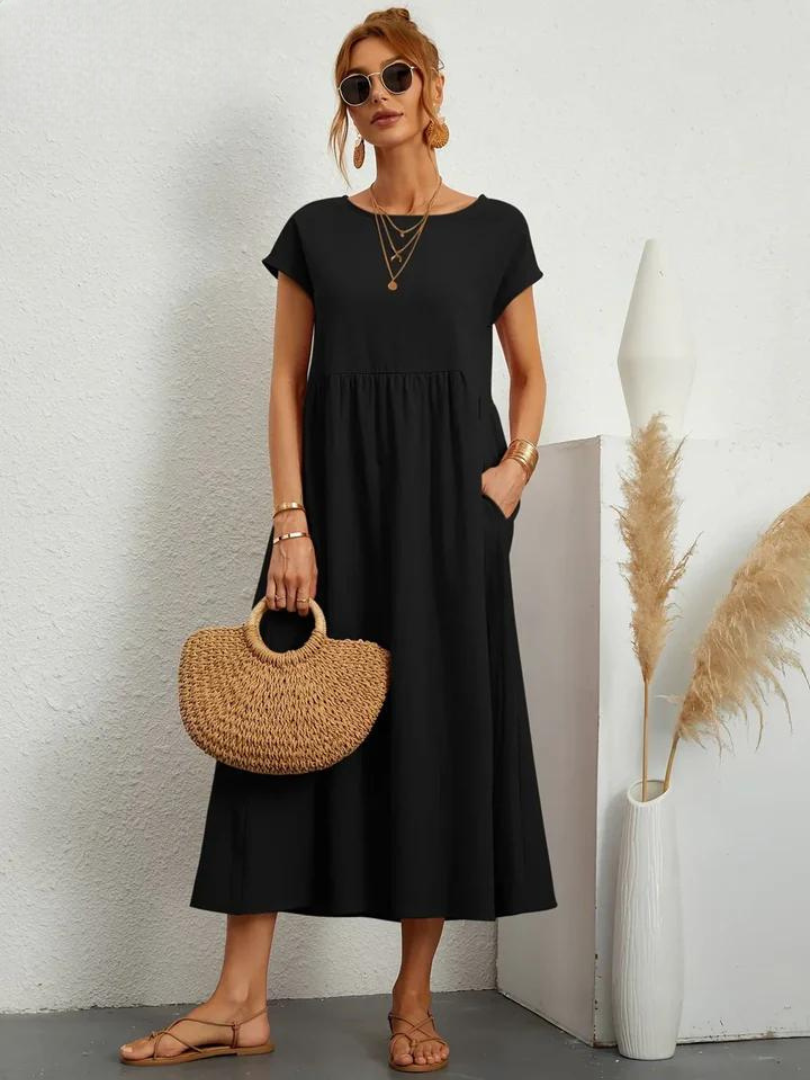 FioraLune™ | Summer Dress | Black / S | Toronty Ottawa