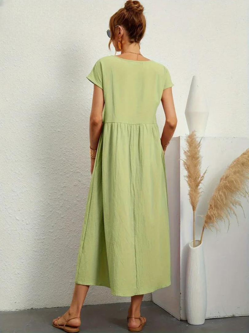 FioraLune™ | Summer Dress | Dark Green / S | Toronty Ottawa