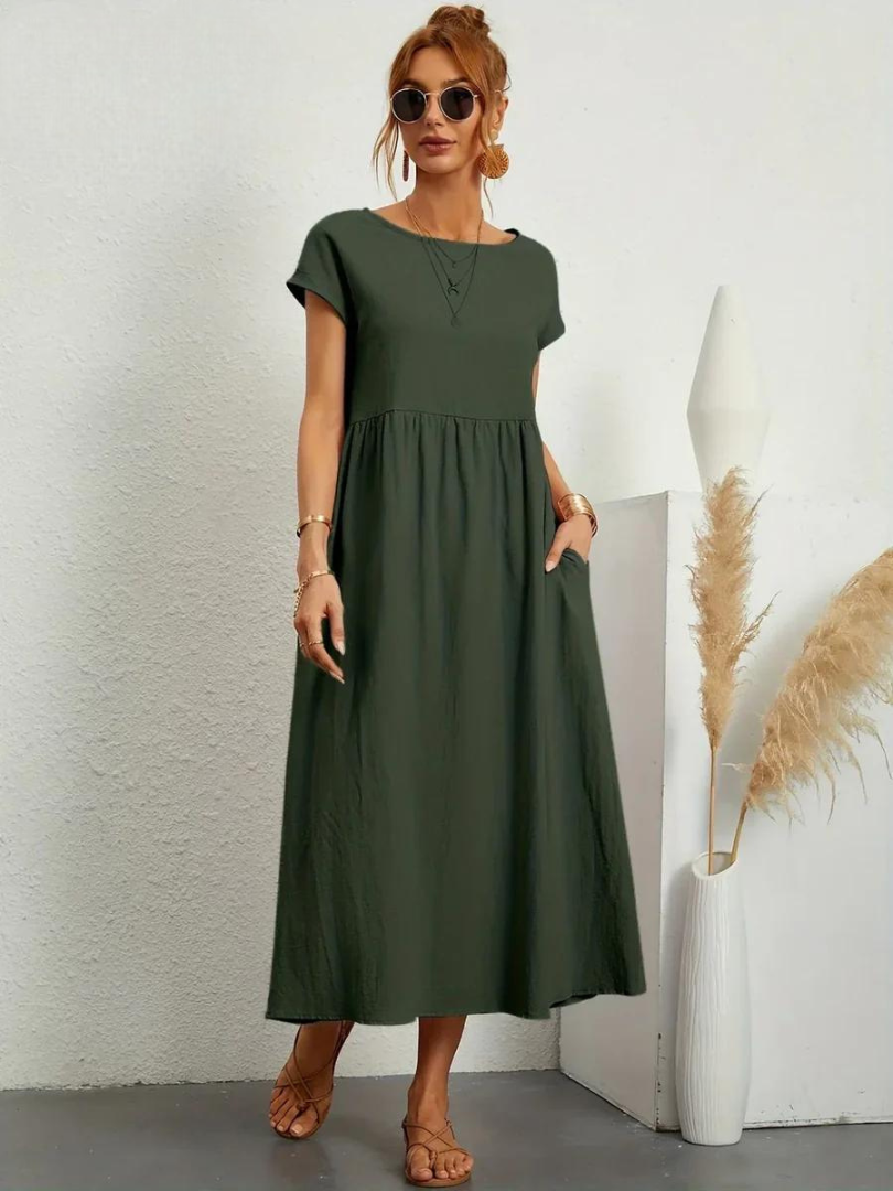 FioraLune™ | Summer Dress | Dark Green / S | Toronty Ottawa