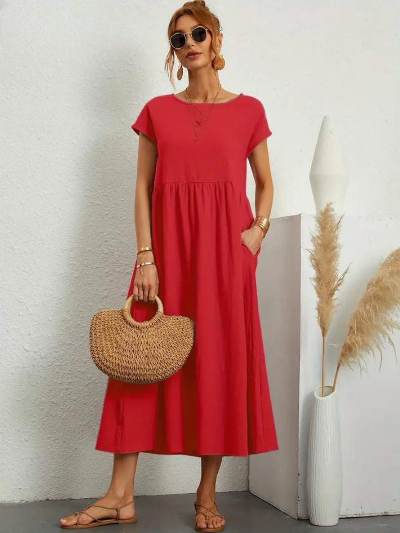 FioraLune™ | Summer Dress | Red / S | Toronty Ottawa