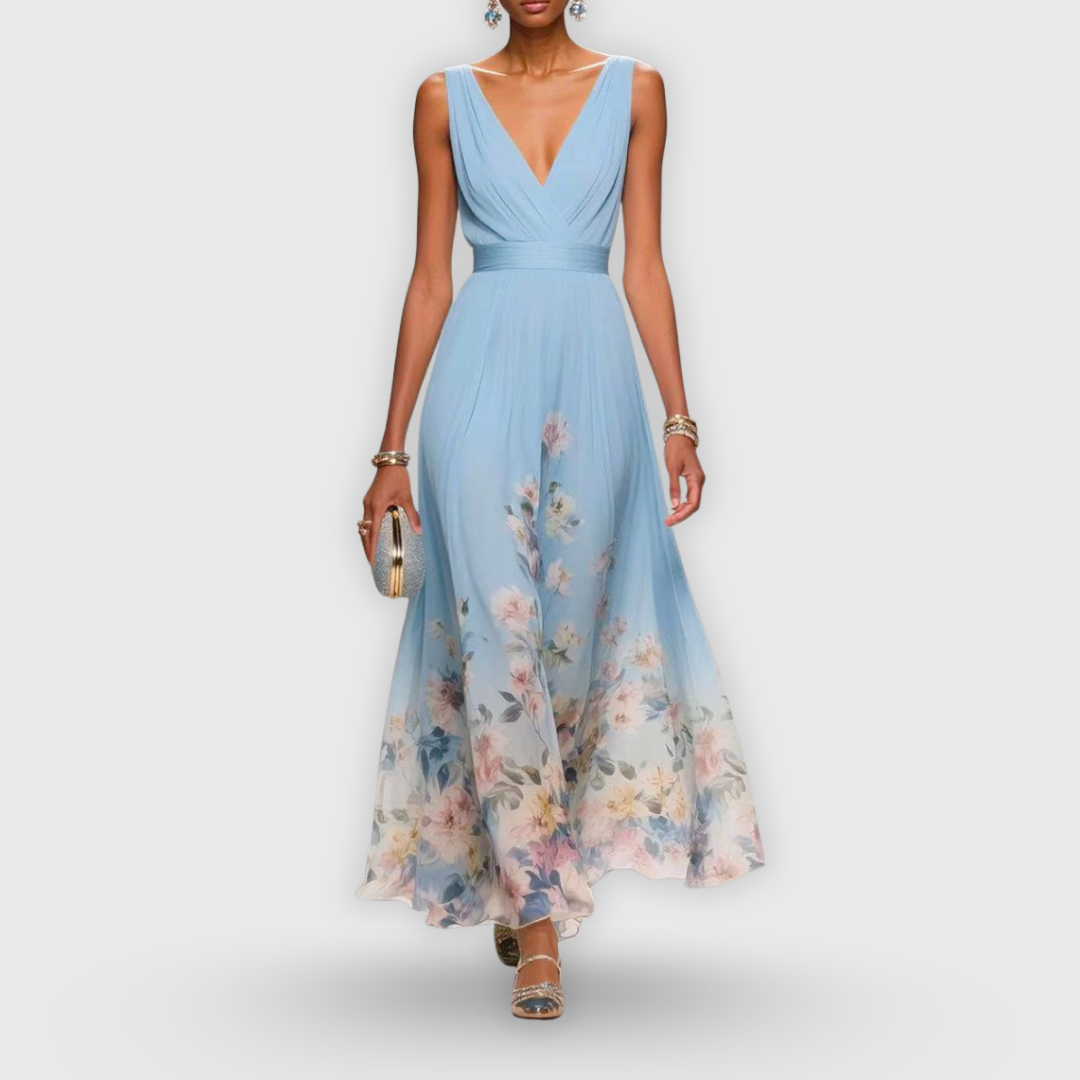 Floravelle™ | Maxi Dress | Light Blue / S | Toronty Ottawa