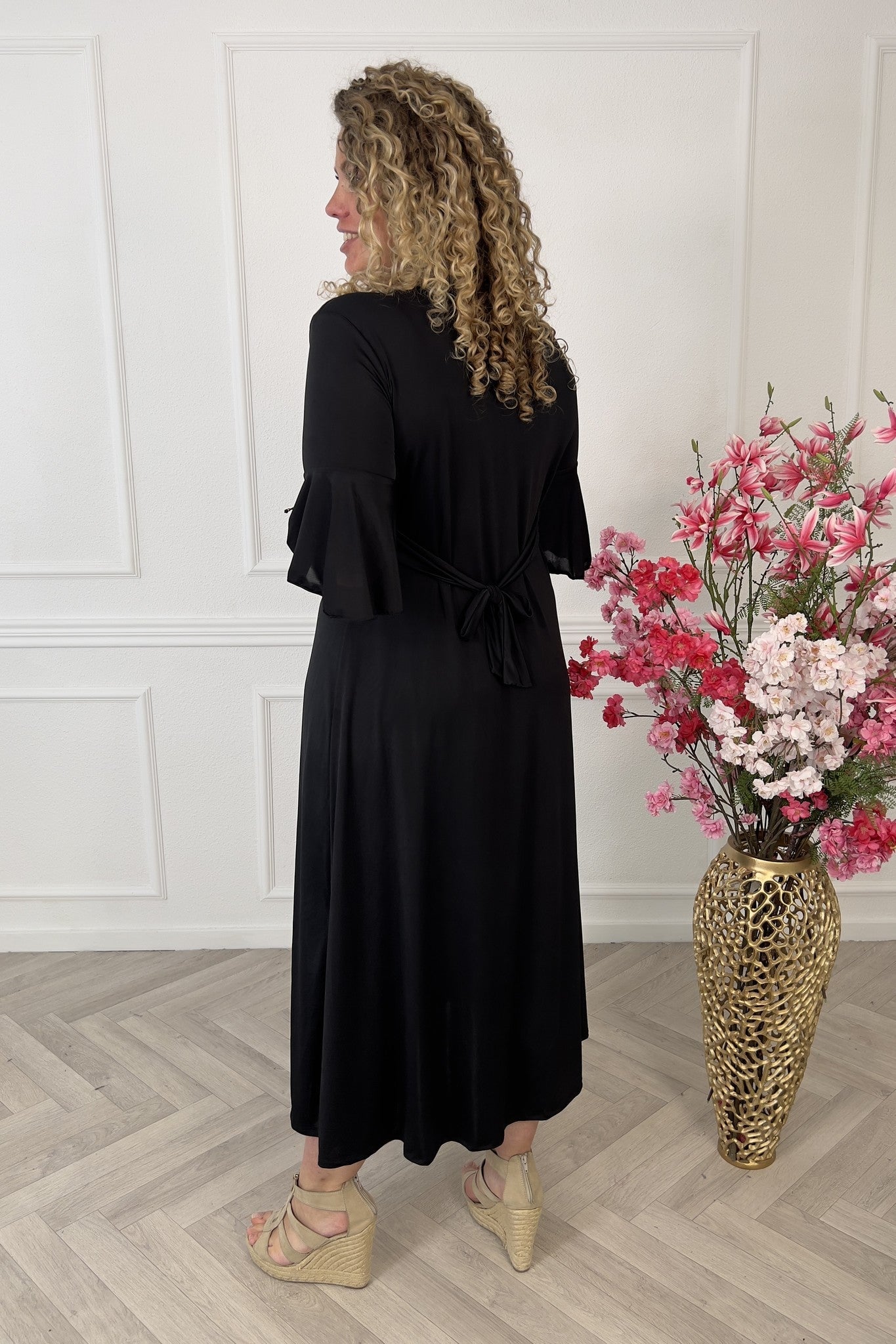 Lenox Soft-Touch Knotted Curve-Friendly Day Dress