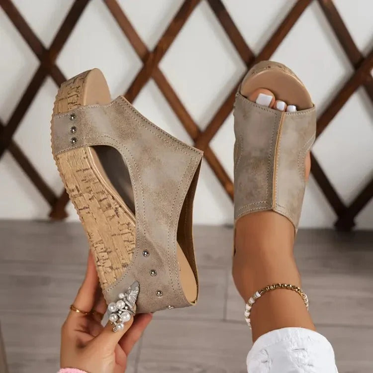 Celina Support Wedge Sandals