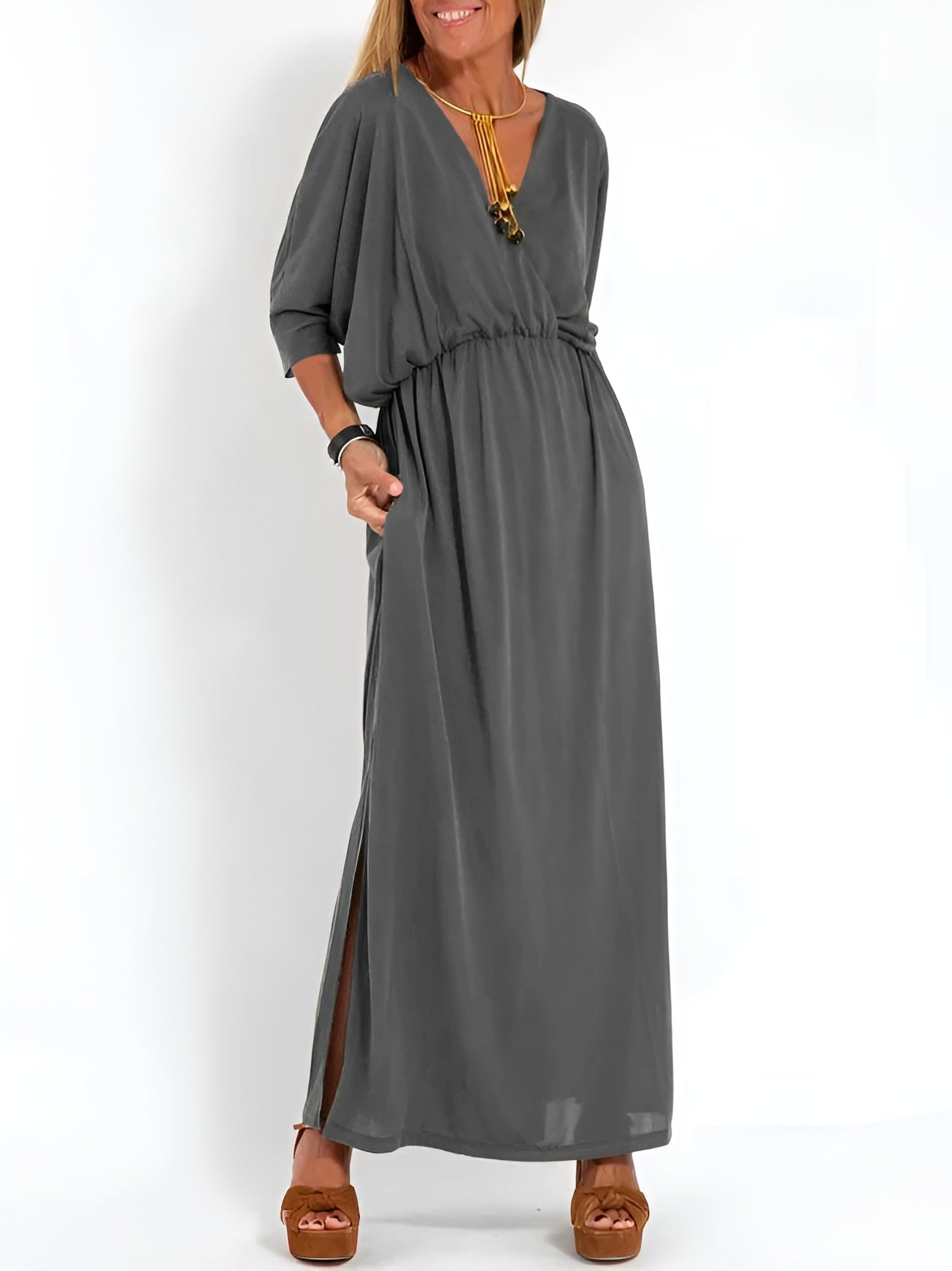Harriet™ | Day Dress | Dark Gray / S | Toronty Ottawa