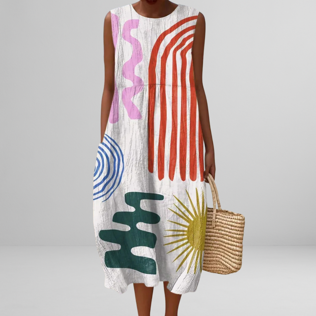 Zahra™ | Long Dress | Multicolor / XS | Toronty Ottawa