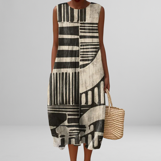 Noory™ | White Dress | Black White / XS | Toronty Ottawa