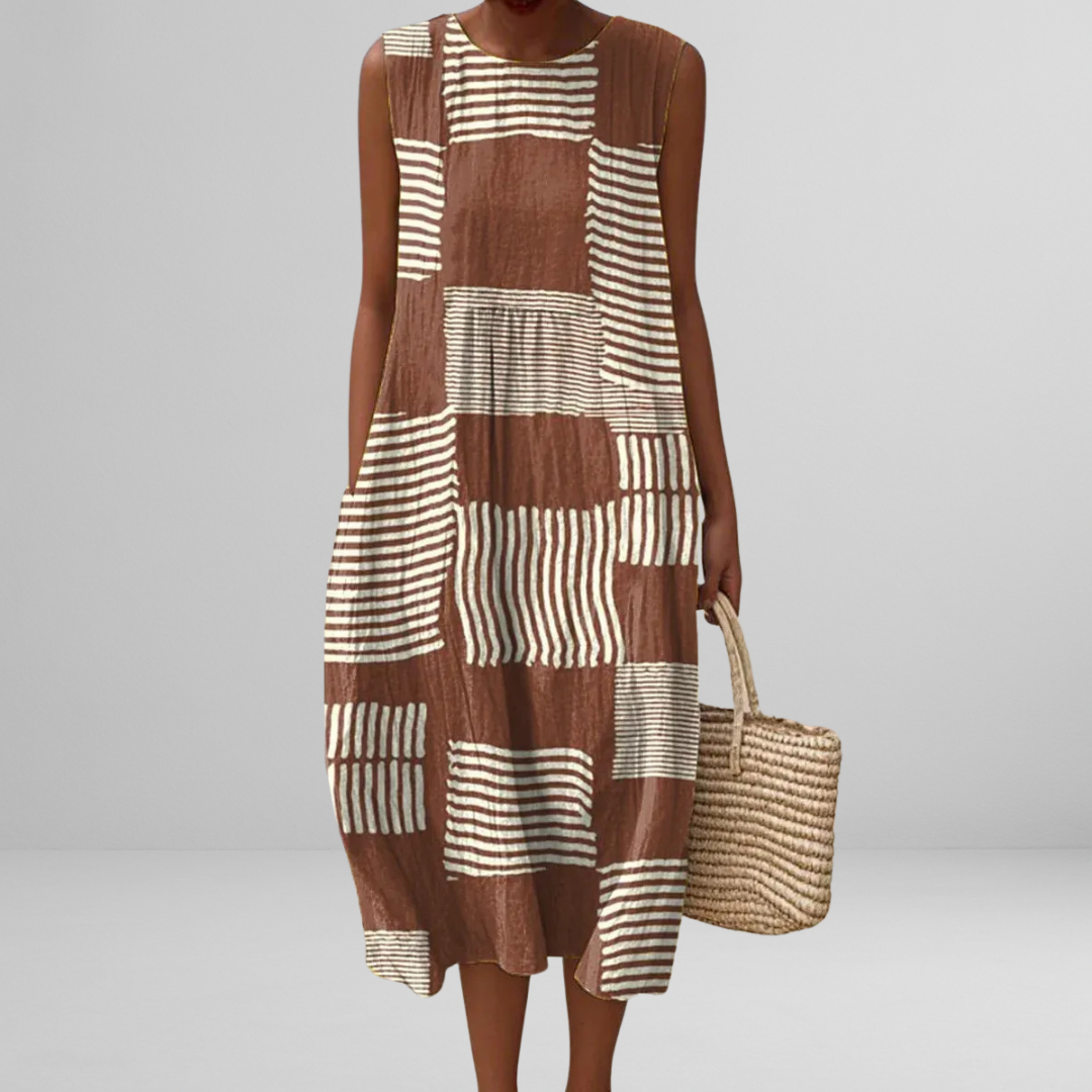 Leena™ | Brown Dress | Brown / XS | Toronty Ottawa