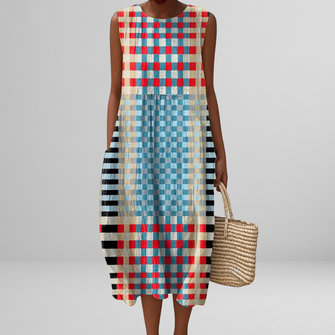 Mina™ | Long Dress | Multicolor / XS | Toronty Ottawa