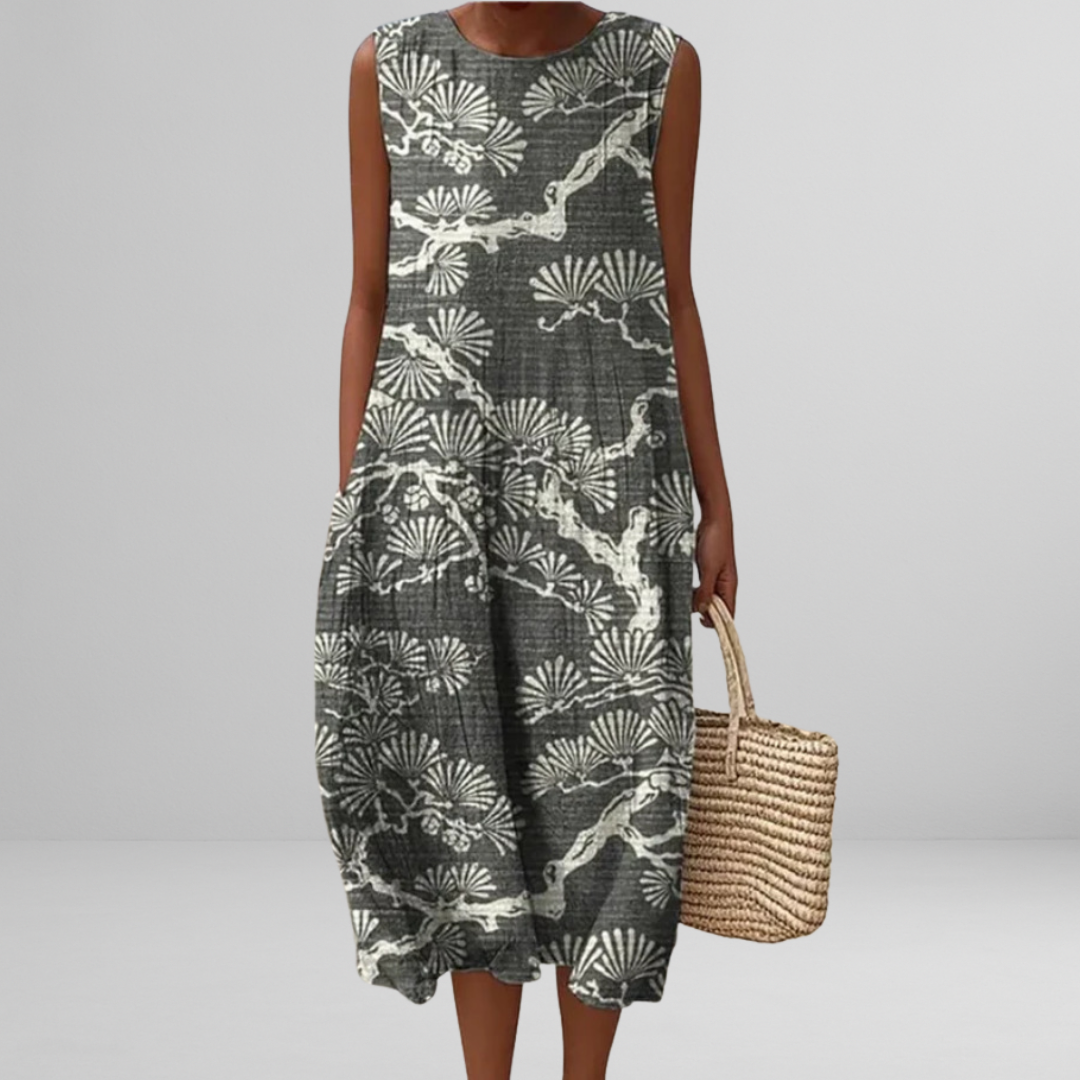 Nia™ | Branches Dress | Gray / XS | Toronty Ottawa
