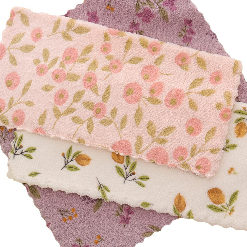 5PCS Coral Flannel Dishcloths for Home Use