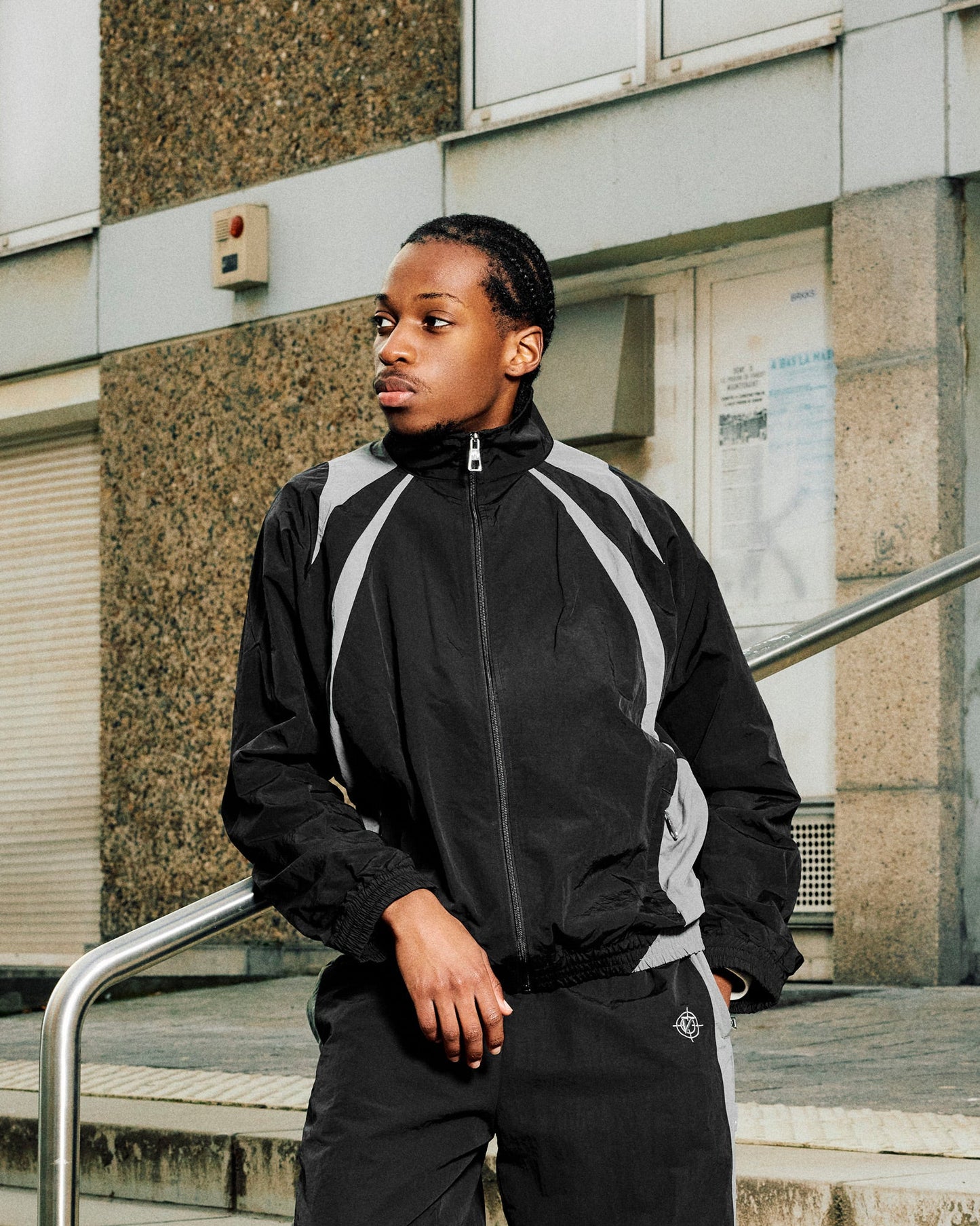 Marin Soft-Touch TRACK JACKET V3 BLACK GREY