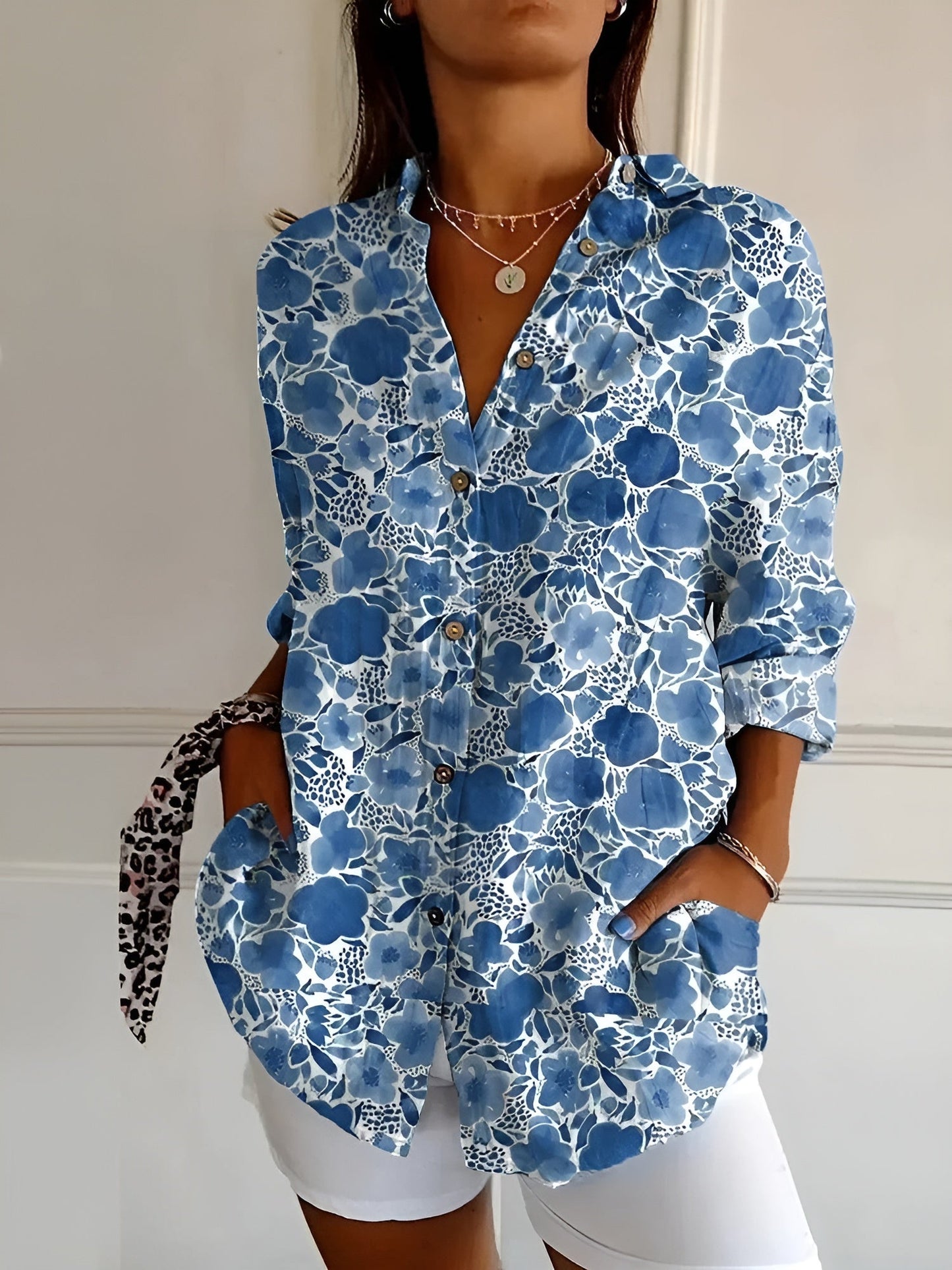 Julia™ | Everyday Blouse | Dark Blue / S | Toronty Ottawa