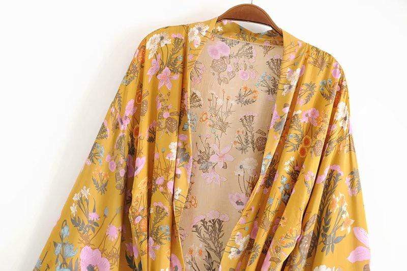 Nomada™ Kimono™ | Bohemian Ease | Yellow / S | Toronty Ottawa