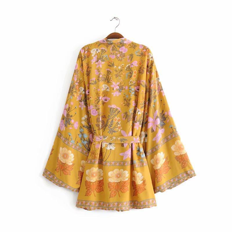 Nomada™ Kimono™ | Bohemian Ease | Yellow / S | Toronty Ottawa