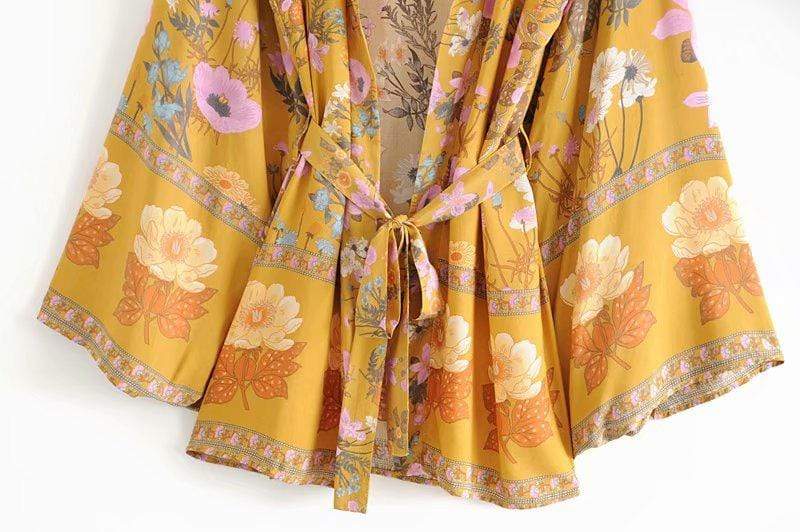 Nomada™ Kimono™ | Bohemian Ease | Yellow / S | Toronty Ottawa