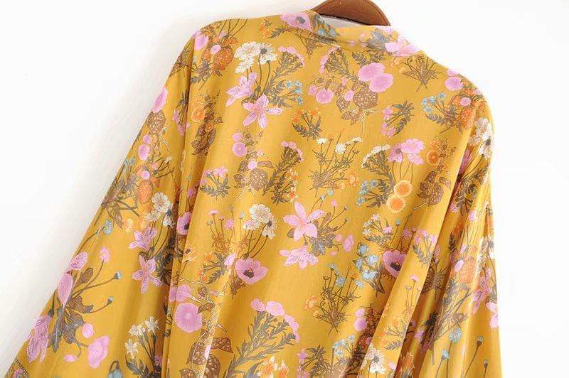 Nomada™ Kimono™ | Bohemian Ease | Yellow / S | Toronty Ottawa