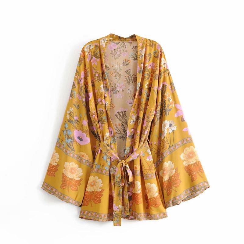 Nomada™ Kimono™ | Bohemian Ease | Yellow / S | Toronty Ottawa